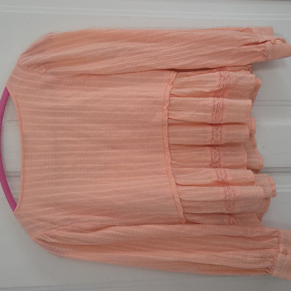AE Peachy Babydoll Long Sleeved Top - Picture 11 of 11